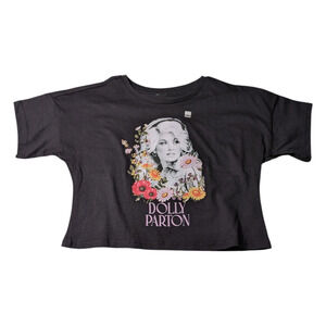 Wonder Nation - Girls Graphic Shirt Dolly Parton W/Floral Accents Size S 6-6x
